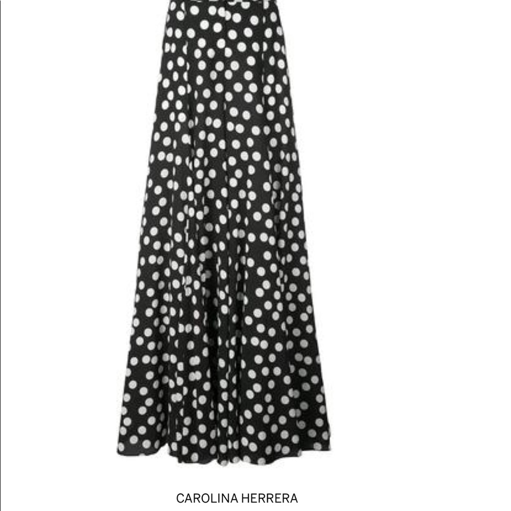 NWT Carolina Herrera Extra Wide Leg Palazzo Pants